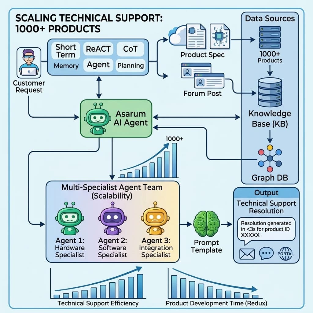Prilagođeni tehnički AI asistent